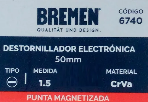 DESTORNILLADOR ELECTRÓNICA PL (-) 1.5 (50mm) - Image 2